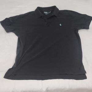 Ralph Lauren Black Polo Shirt Classic Style